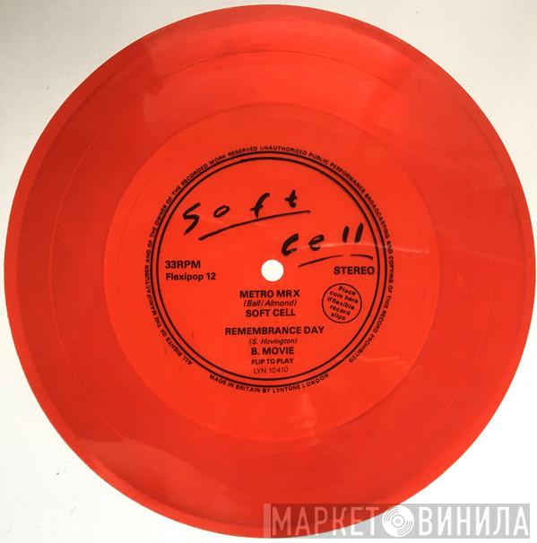 / Soft Cell  B-Movie  - Metro MRX / Remembrance Day