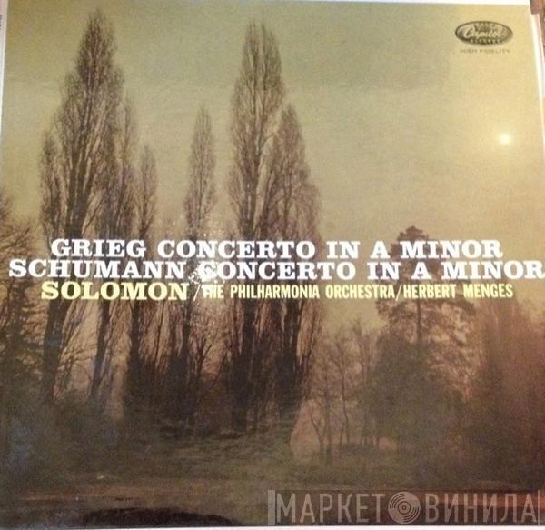 , Solomon  , Edvard Grieg , Robert Schumann  Herbert Menges  - Grieg Concerto In A Minor / Schumann Concerto In A Minor
