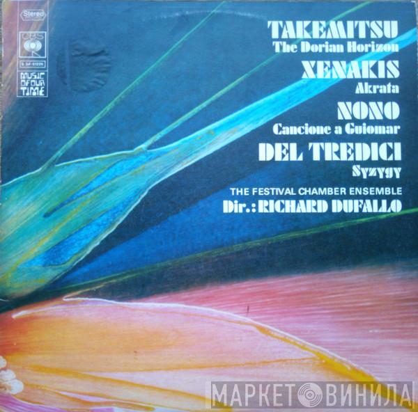 / Toru Takemitsu / Iannis Xenakis / Luigi Nono - David Del Tredici , The Festival Chamber Ensemble  Richard Dufallo  - The Dorian Horizon / Akrata / Canciones A Guiomar /  Syzygy