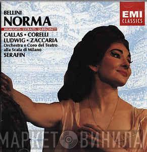 , Vincenzo Bellini , Maria Callas , Franco Corelli , Christa Ludwig , Nicola Zaccaria e Orchestra Del Teatro Alla Scala , Coro Del Teatro Alla Scala  Tullio Serafin  - Norma - Highlights / Extraits / Querschnitt