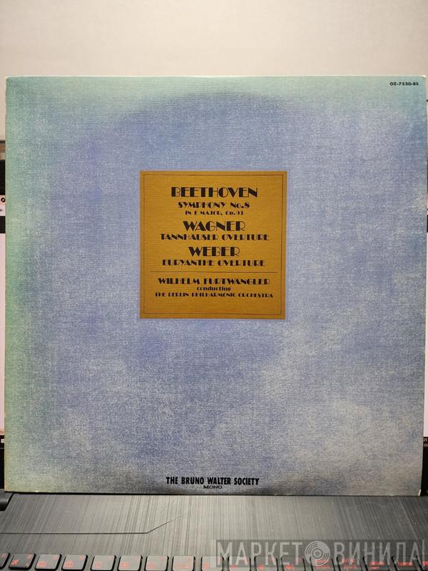 , Wilhelm Furtwängler , Berliner Philharmoniker , Ludwig van Beethoven , Richard Wagner  Carl Maria von Weber  - Wilhelm Furtwängler Conducts Beethoven: Symphony No. 8 In F / Wagner: Tannhäuser Overture / Weber: Euryanthe Overture