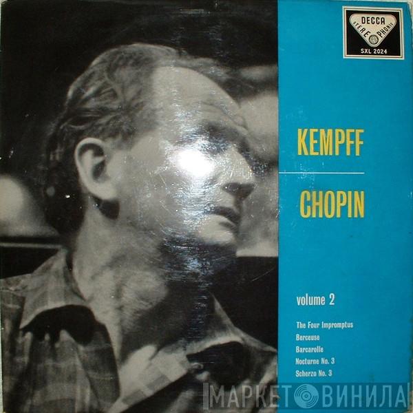 , Wilhelm Kempff  Frédéric Chopin  - Volume 2 (The Four Impromptus / Berceuse / Barcarolle / Nocturne No. 3 / Scherzo No. 3)
