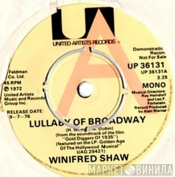 / Winifred Shaw  Dick Powell   - Lullaby Of Broadway / Young And Healthy
