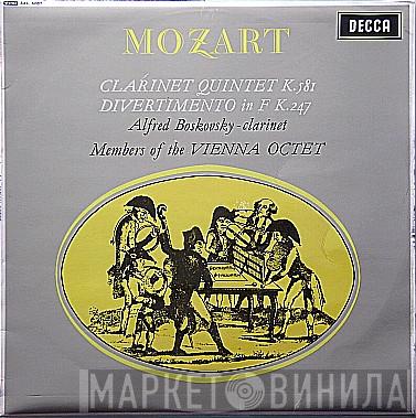 , Wolfgang Amadeus Mozart , Alfred Boskovsky  Mitglieder Des Wiener Oktetts  - Clarinet Quintet K. 581 / Divertimento In F K. 247