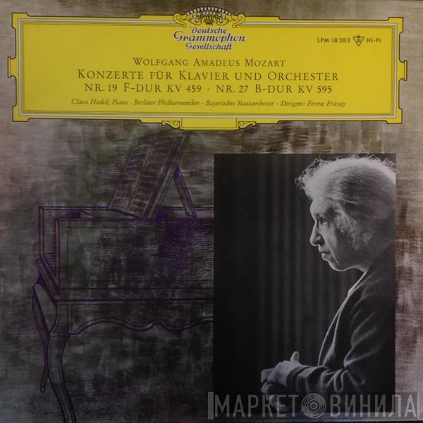 , Wolfgang Amadeus Mozart ∙ Clara Haskil / Berliner Philharmoniker ∙ Bayerisches Staatsorchester  Ferenc Fricsay  - Konzerte Für Klavier Und Orchester Nr. 19 F-dur KV 459 / Nr. 27 B-dur KV 595