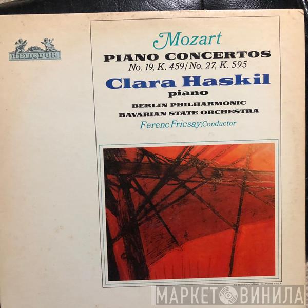 - Wolfgang Amadeus Mozart , Clara Haskil , Berliner Philharmoniker , Ferenc Fricsay  Bayerisches Staatsorchester  - Mozart Piano Concertos No. 19, K. 459 / No. 27, K. 595