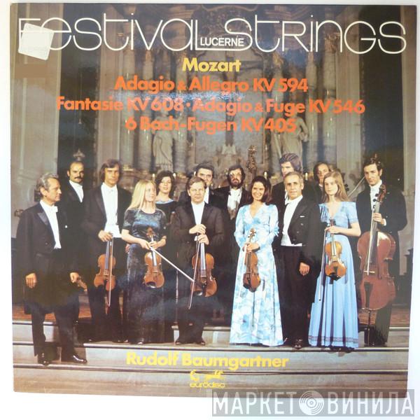 - Wolfgang Amadeus Mozart , Conductor Festival Strings Lucerne  Rudolf Baumgartner  - Adagio & Allegro KV 594 / Fantasie KV 608 / Adagio & Fuge KV 546 / 6 Bach-Fugen KV 405