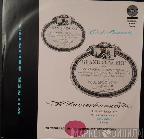 - Wolfgang Amadeus Mozart , Die Wiener Solisten , Karl Engel  Wilfried Boettcher  - Klavierkonzert Nr. 14 Es-dur Kv 449 / Klavierkonzert Nr. 12 A-dur Kv 414