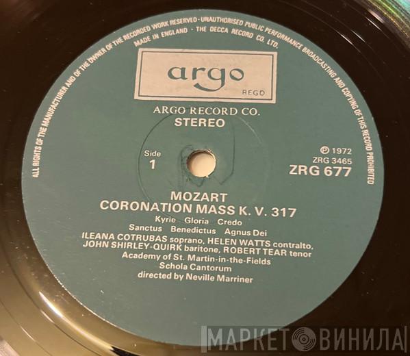 , Wolfgang Amadeus Mozart , Ileana Cotrubas , Helen Watts , Robert Tear , John Shirley-Quirk , The Academy Of St. Martin-in-the-Fields , Schola Cantorum of Oxford  Sir Neville Marriner  - Coronation Mass K. 317 / Litaniae Lauretanae B.M.V. K. 195