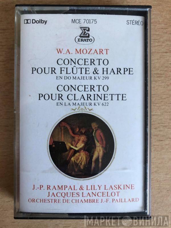 , Wolfgang Amadeus Mozart , Jean-Pierre Rampal , Lily Laskine , Jacques Lancelot , Orchestre De Chambre Jean-François Paillard  Jean-François Paillard  - Concerto Pour Flûte Et Harpe / Concerto Pour Clarinette