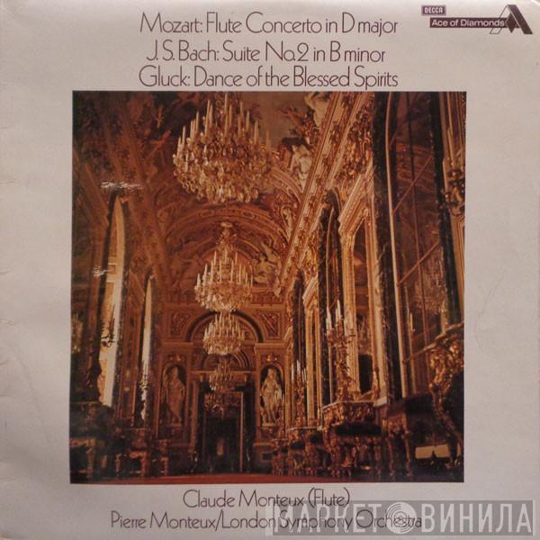 / Wolfgang Amadeus Mozart / Johann Sebastian Bach - Christoph Willibald Gluck / Claude Monteux / Pierre Monteux  The London Symphony Orchestra  - Flute Concerto In D Major / Suite No.2 In B Minor / Dance Of The Blessed Spirits