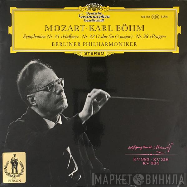 : Wolfgang Amadeus Mozart · Karl Böhm  Berliner Philharmoniker  - Symphonien Nr. 35 »Haffner« · Nr. 32 G-Dur (In G Major) · Nr. 38 »Prager«