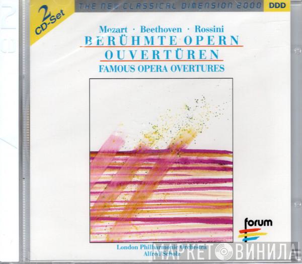 • Wolfgang Amadeus Mozart • Ludwig van Beethoven / Gioacchino Rossini , London Philharmonic Orchestra   Alfred Scholz  - Berühmte Opern Ouvertüren = Famous Opera Overtures