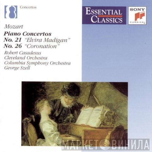 , Wolfgang Amadeus Mozart , Robert Casadesus , The Cleveland Orchestra , Columbia Symphony Orchestra  George Szell  - Piano Concertos: No. 21 "Elvira Madigan" / No. 26 "Coronation"