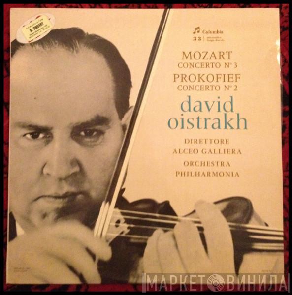 , Wolfgang Amadeus Mozart / Sergei Prokofiev Conducted By Philharmonia Orchestra With Alceo Galliera  David Oistrach  - Concerto No. 3 / Concerto No. 2