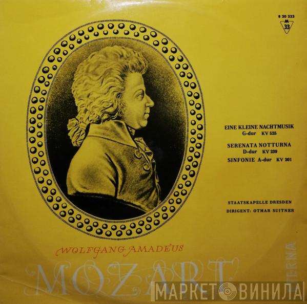 - Wolfgang Amadeus Mozart , Staatskapelle Dresden  Otmar Suitner  - Eine Kleine Nachtmusik G-Dur KV 525 / Serenata Notturna D-Dur KV 239 / Sinfonie A-Dur KV 201