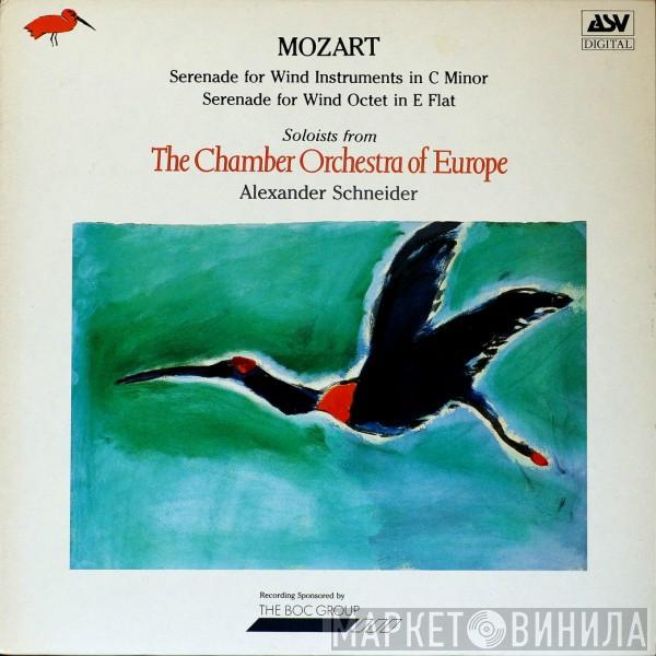 , Wolfgang Amadeus Mozart , The Chamber Orchestra Of Europe  Alexander Schneider  - Serenade For Wind Instruments In C Minor / Serenade For Wind Octet In E Flat
