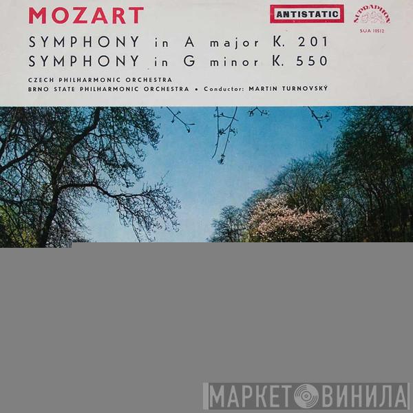 , Wolfgang Amadeus Mozart , The Czech Philharmonic Orchestra , Brno State Philharmonic Orchestra  Martin Turnovský  - Symphony No. 29 In A Major, K. 201 / Symphony No. 40 In G Minor, K. 550