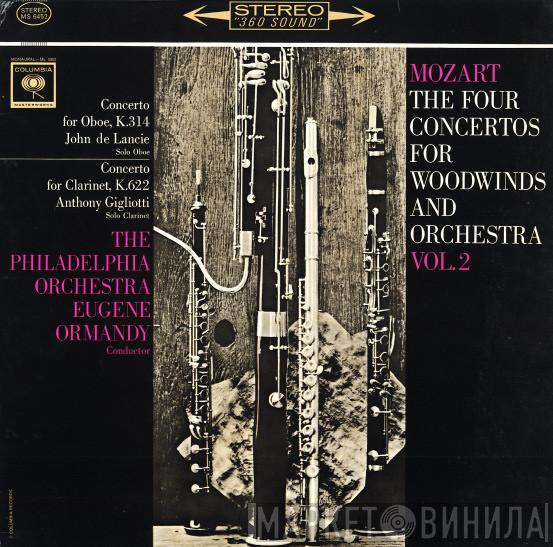 , Wolfgang Amadeus Mozart , The Philadelphia Orchestra  Eugene Ormandy  - The Four Concertos For Woodwinds And Orchestra Vol. 2 (Concerto For Oboe, K.314 / Concerto For Clarinet, K.622)