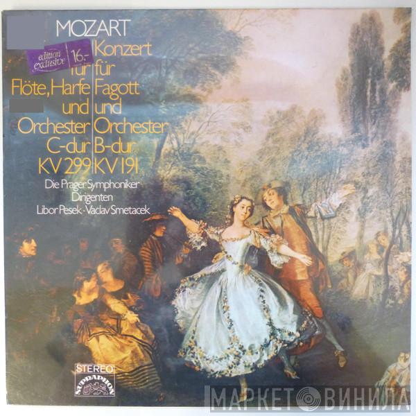 , Wolfgang Amadeus Mozart , The Prague Symphony Orchestra , Libor Pešek  Václav Smetáček  - Konzert Für Flöte, Harfe Und Orchester C-dur KV 299 / Konzert Für Fagott Und Orchester B-dur KV 191