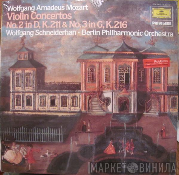 - Wolfgang Amadeus Mozart · Wolfgang Schneiderhan  Berliner Philharmoniker  - Violinkonzerte Nr. 2 D-Dur KV 211 / Nr. 3 G-Dur KV 216