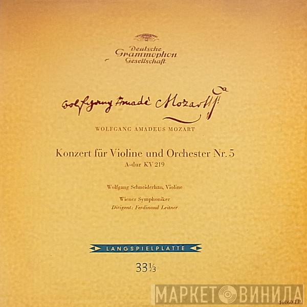 - Wolfgang Amadeus Mozart / Wolfgang Schneiderhan , Ferdinand Leitner  Wiener Symphoniker  - Konzert Für Violine Und Orchester Nr.5  A-dur KV 219