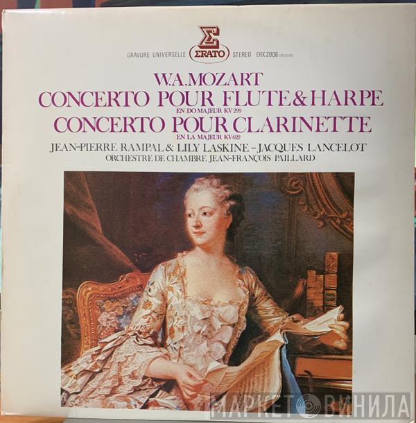 - Wolfgang Amadeus Mozart & Jean-Pierre Rampal , Lily Laskine , Jacques Lancelot , Orchestre De Chambre Jean-François Paillard  Jean-François Paillard  - Concerto Pour Flute & Harpe / Concerto Pour Clarinette