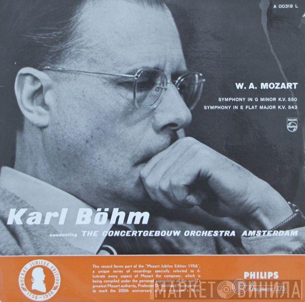 - Wolfgang Amadeus Mozart Conducting Karl Böhm  Concertgebouworkest  - Symphony In G Minor K.V. 550 / Symphony In E Flat Major K.V. 543