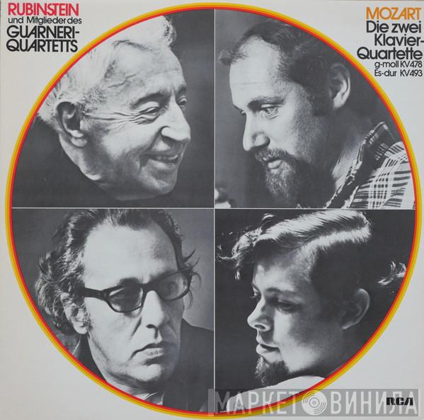 , Wolfgang Amadeus Mozart Und Arthur Rubinstein  Guarneri Quartet  - Die Zwei Klavier-Quartette G-Moll, Kv 478 / Es-Dur Kv 493
