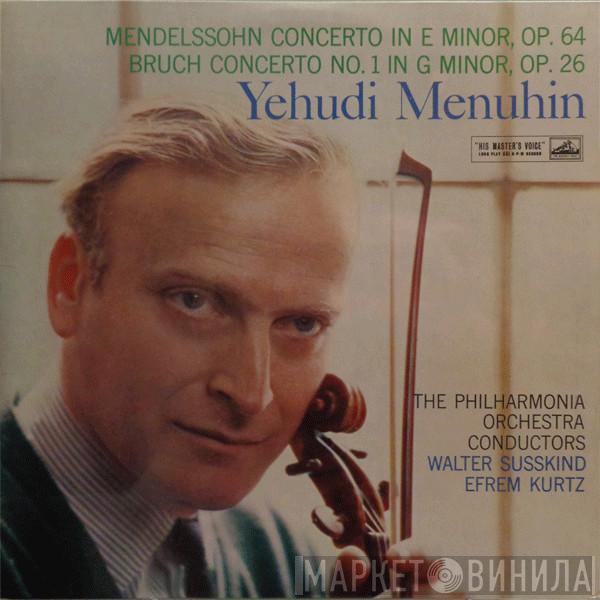 - Yehudi Menuhin . Felix Mendelssohn-Bartholdy , Max Bruch , Philharmonia Orchestra , Walter Susskind  Efrem Kurtz  - Mendelssohn Concerto In E Minor, Op. 64 / Bruch Concerto No. 1 In G Minor, Op. 26