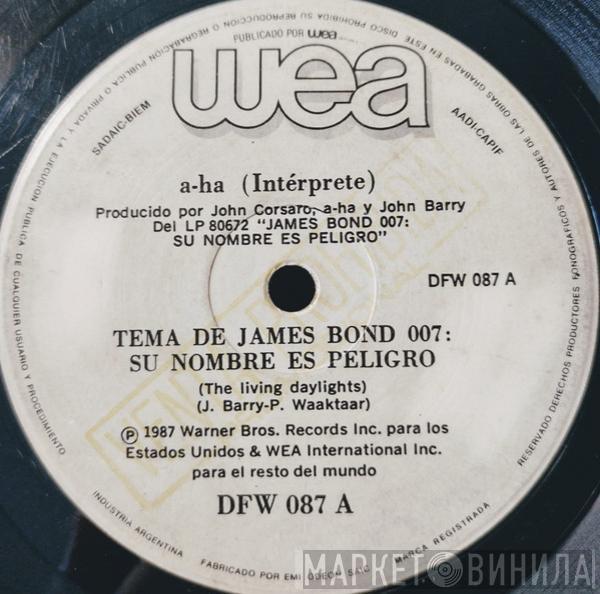 , a-ha  The Pretenders  - Tema De James Bond 007: Su Nombre Es Peligro = The Living Daylights / Si Hubiese Un Hombre = If There Was A Man