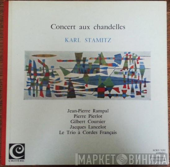 / Carl Stamitz , Jean-Pierre Rampal , Pierre Pierlot , Gilbert Coursier , Jacques Lancelot  Le Trio À Cordes Français  - Concert Aux Chandelles