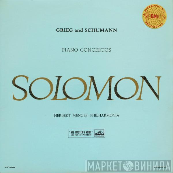 / Edvard Grieg - Robert Schumann - Solomon  - Herbert Menges  Philharmonia Orchestra  - Piano Concertos