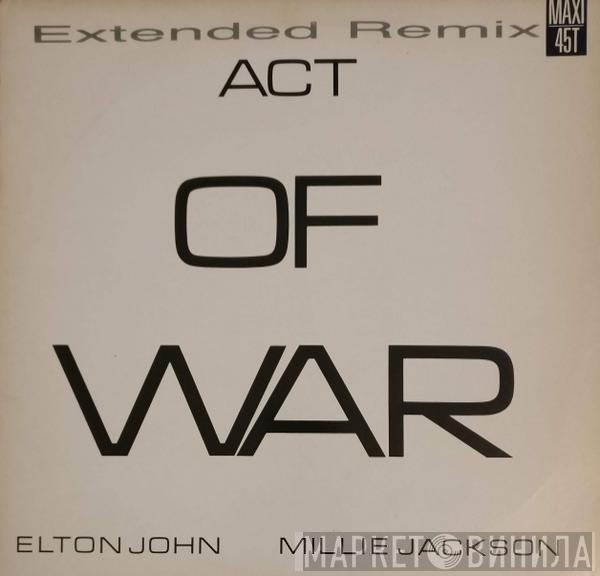 / Elton John  Millie Jackson  - Act Of War (Extended Remix) Maxi 45T