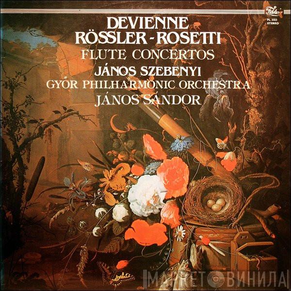 / François Devienne - František Antonín Rössler , János Szebenyi , Győri Filharmonikus Zenekar  Janos Sandor  - Flute Concertos