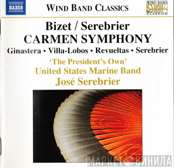 / Georges Bizet , Jose Serebrier • Alberto Ginastera • Heitor Villa-Lobos • Silvestre Revueltas  U.S. Marine Band  - Carmen Symphony