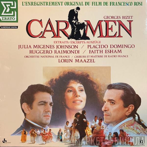 / Georges Bizet , Julia Migenes , Placido Domingo , Ruggero Raimondi , Faith Esham , Lorin Maazel , Orchestre National De France Et Chœur de Radio France  Maîtrise De Radio France  - Carmen (Extraits)