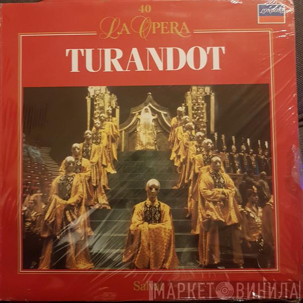/ Giacomo Puccini , Joan Sutherland , Luciano Pavarotti , Montserrat Caballé , Nicolai Ghiaurov , Tom Krause , Peter Pears , The London Philharmonic Orchestra  Zubin Mehta  - Turandot Highlights