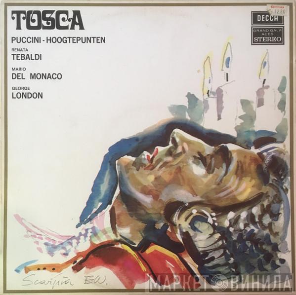 / Giacomo Puccini , Renata Tebaldi , Mario del Monaco , George London  en Coro dell'Accademia Nazionale di Santa Cecilia ; Orchestra dell'Accademia Nazionale di Santa Cecilia  Francesco Molinari-Pradelli  - Tosca - Hoogtepunten