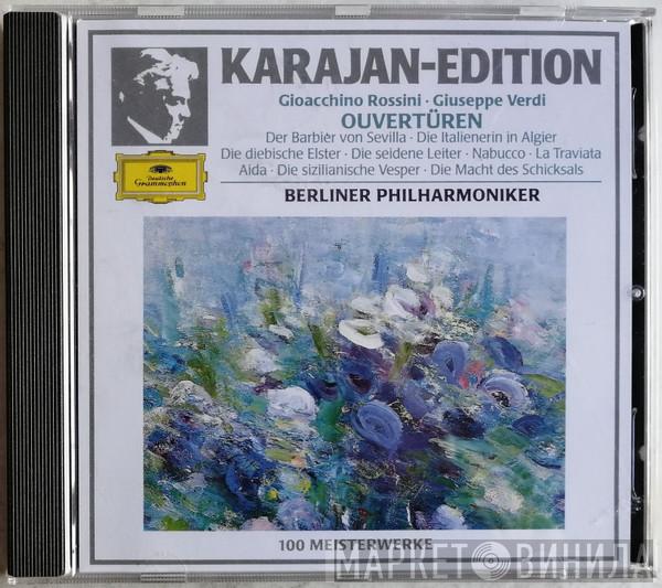 / Gioacchino Rossini : Giuseppe Verdi , Herbert von Karajan  Berliner Philharmoniker  - Ouvertüren