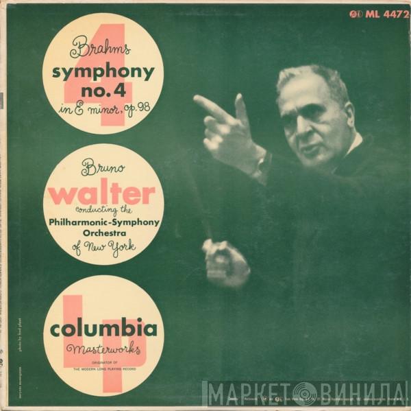 / Johannes Brahms Conducting The Bruno Walter  The New York Philharmonic Orchestra  - Symphony No. 4 In E Minor, Op. 98