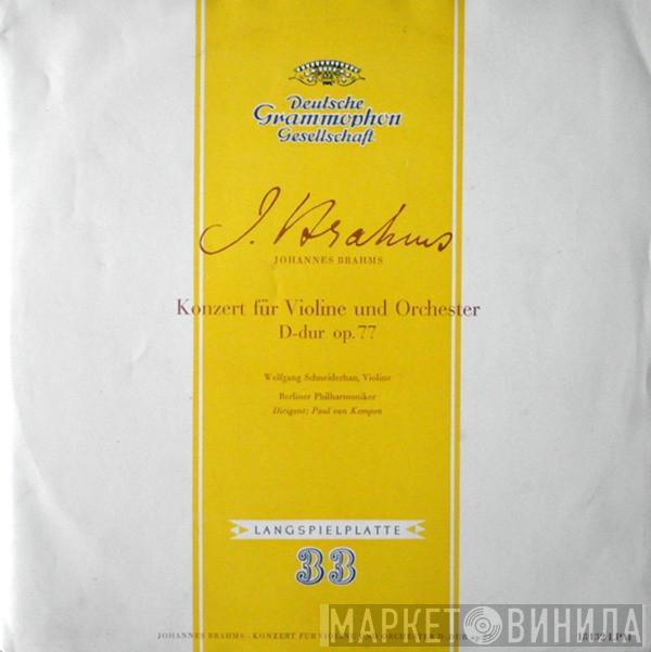 / Johannes Brahms , Violine ‧ Wolfgang Schneiderhan ‧ Dirigent: Berliner Philharmoniker  Paul van Kempen  - Konzert Für Violine Und Orchester Op. 77
