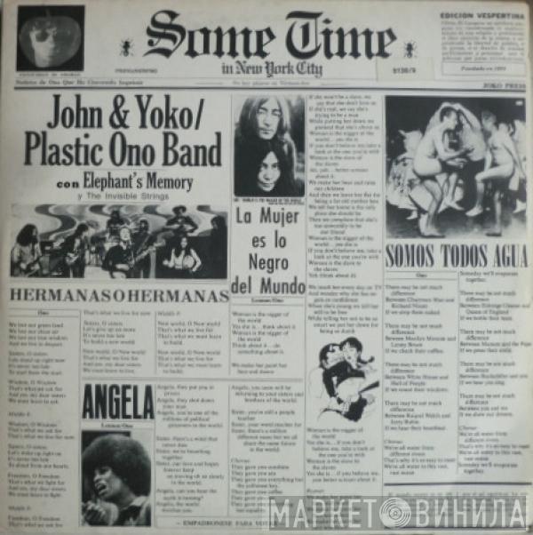 / John Lennon & Yoko Ono Con The Plastic Ono Band Y Elephants Memory  Invisible Strings  - Some Time In New York City