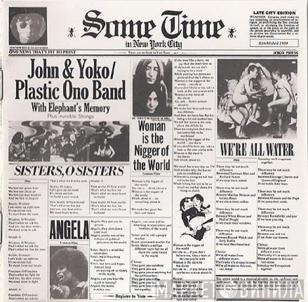 / John Lennon & Yoko Ono  The Plastic Ono Band  - Some Time In New York City
