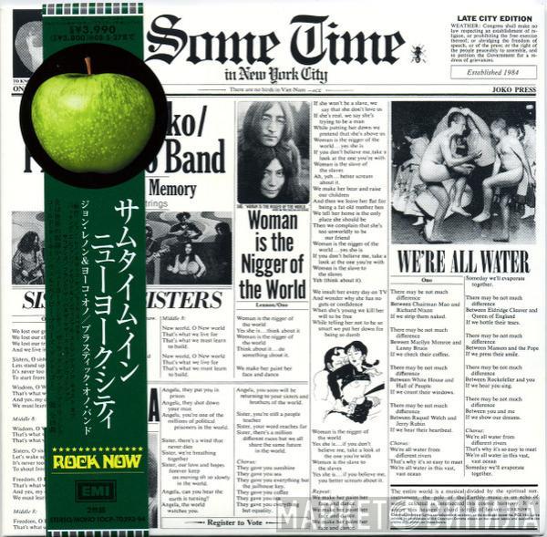 / John Lennon & Yoko Ono  The Plastic Ono Band  - Some Time In New York City