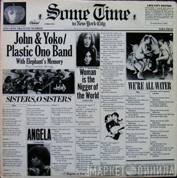 / John Lennon & Yoko Ono With The Plastic Ono Band And Elephants Memory  Invisible Strings  - Some Time In New York City