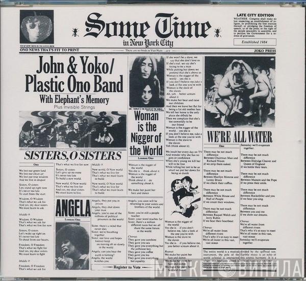 / John Lennon & Yoko Ono With The Plastic Ono Band And Elephants Memory  Invisible Strings  - Some Time In New York City