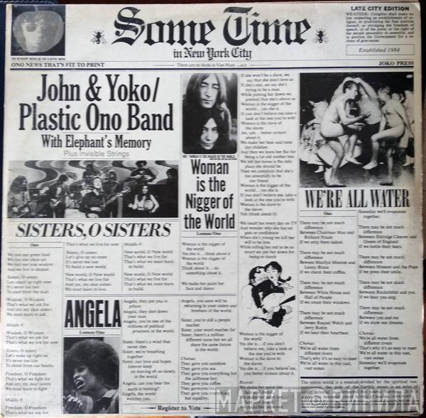 / John Lennon & Yoko Ono With The Plastic Ono Band And Elephants Memory  Invisible Strings  - Some Time In New York City