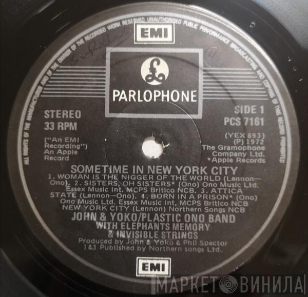 / John Lennon & Yoko Ono With The Plastic Ono Band And Elephants Memory  Invisible Strings  - Some Time In New York City