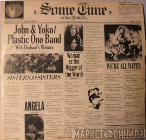 / John Lennon & Yoko Ono With The Plastic Ono Band Plus Elephants Memory  Invisible Strings  - Some Time In New York City